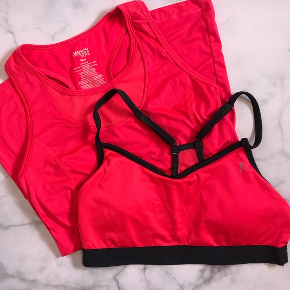 Danskin Tops - Bundle of matching tank top and sports bra small